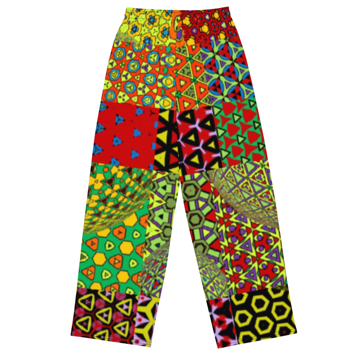 All-over print unisex wide-leg pants