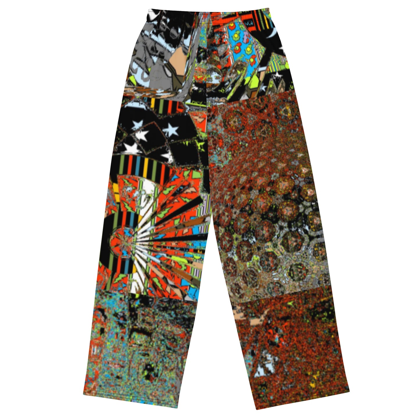 All-over print unisex wide-leg pants