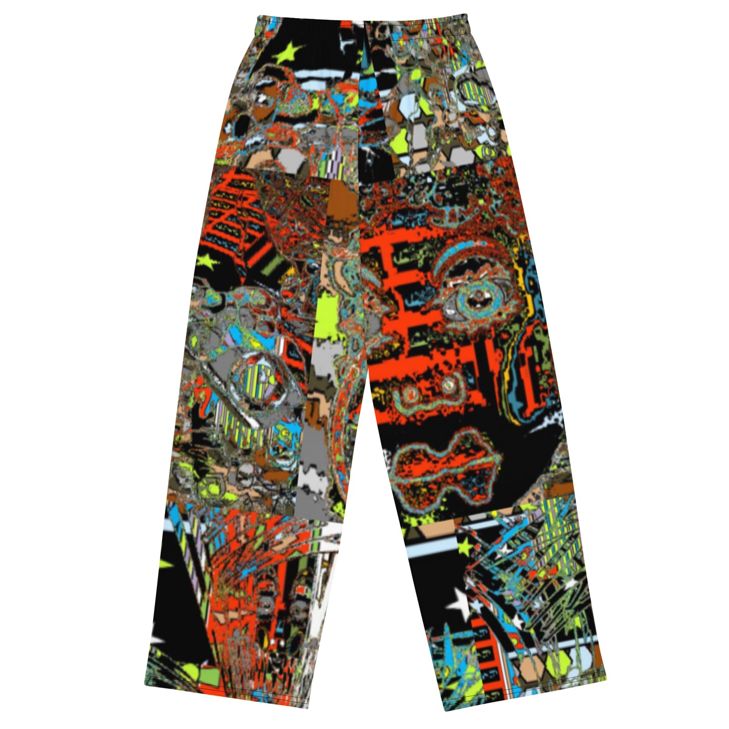 All-over print unisex wide-leg pants