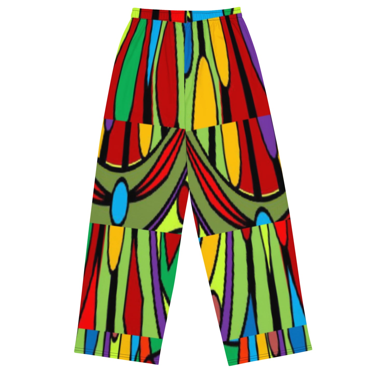 All-over print unisex wide-leg pants