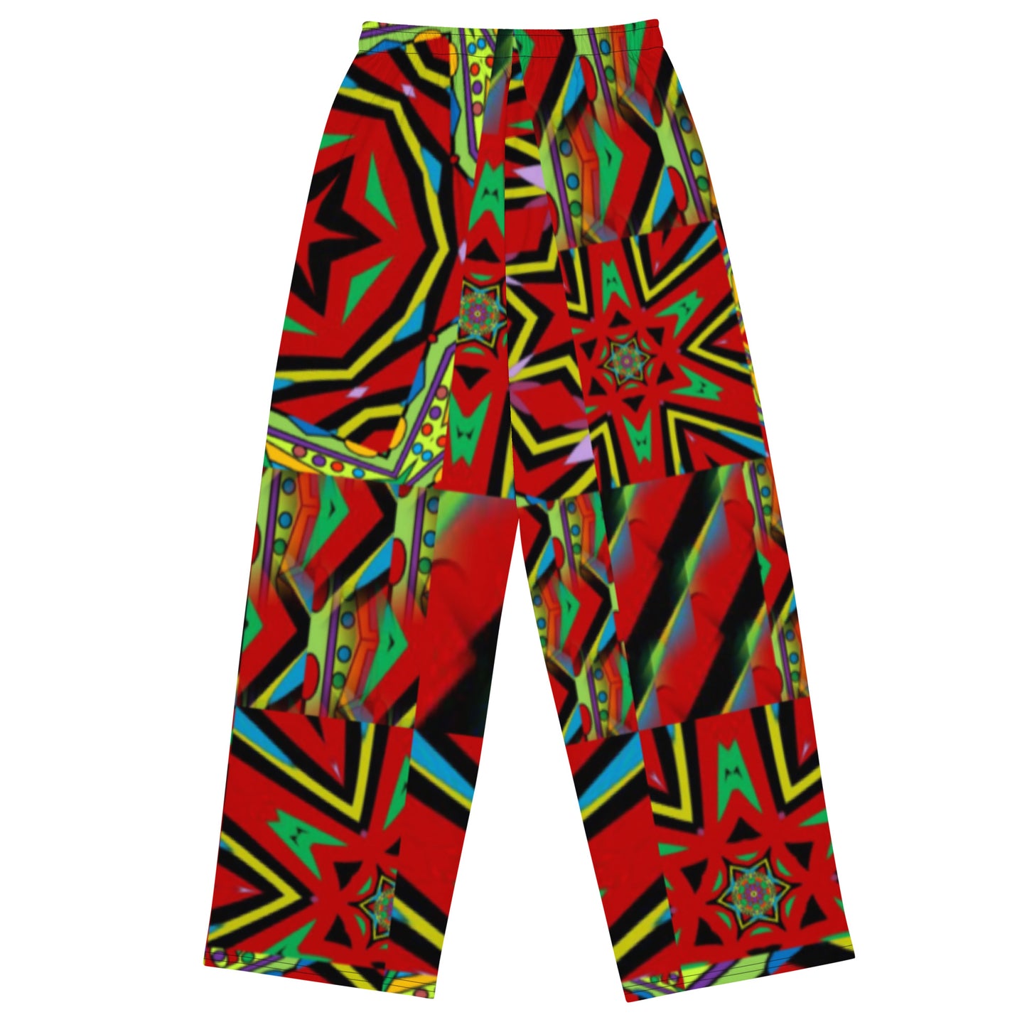 All-over print unisex wide-leg pants