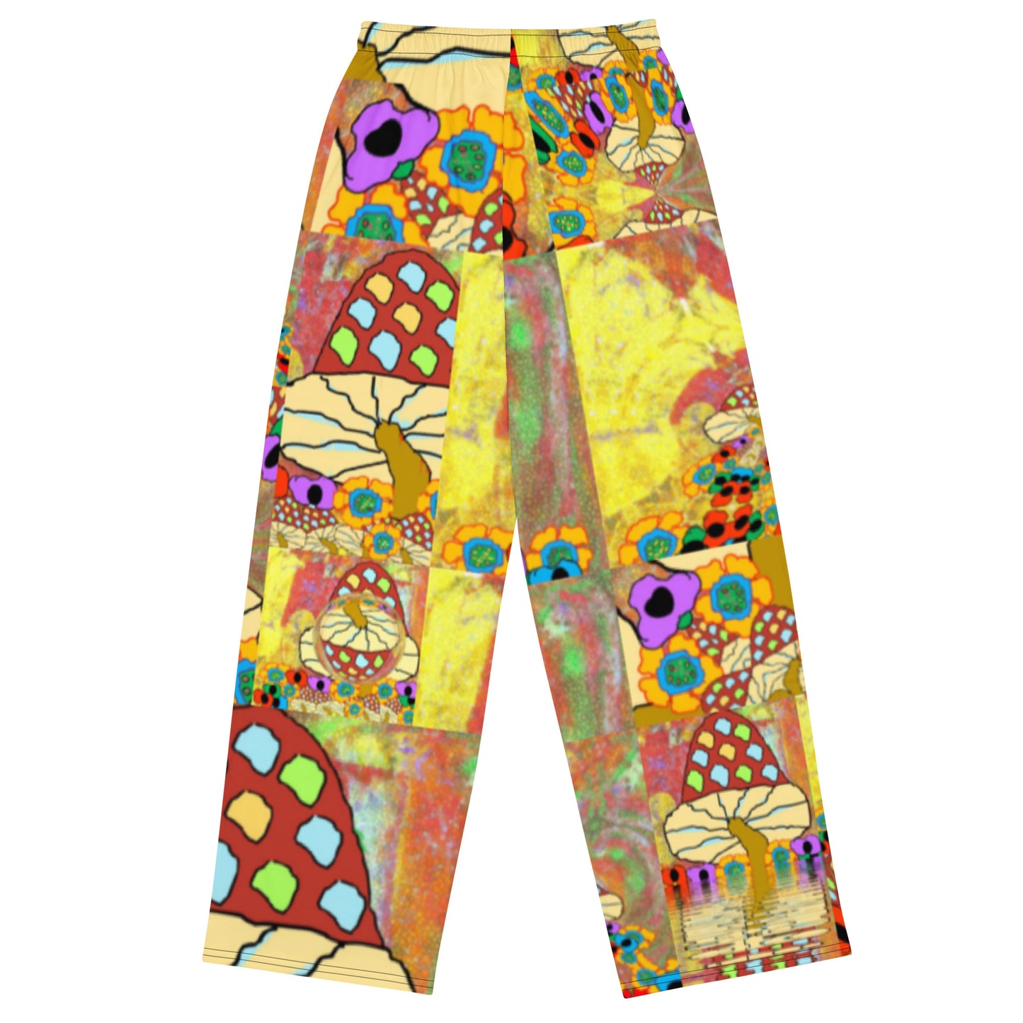 All-over print unisex wide-leg pants