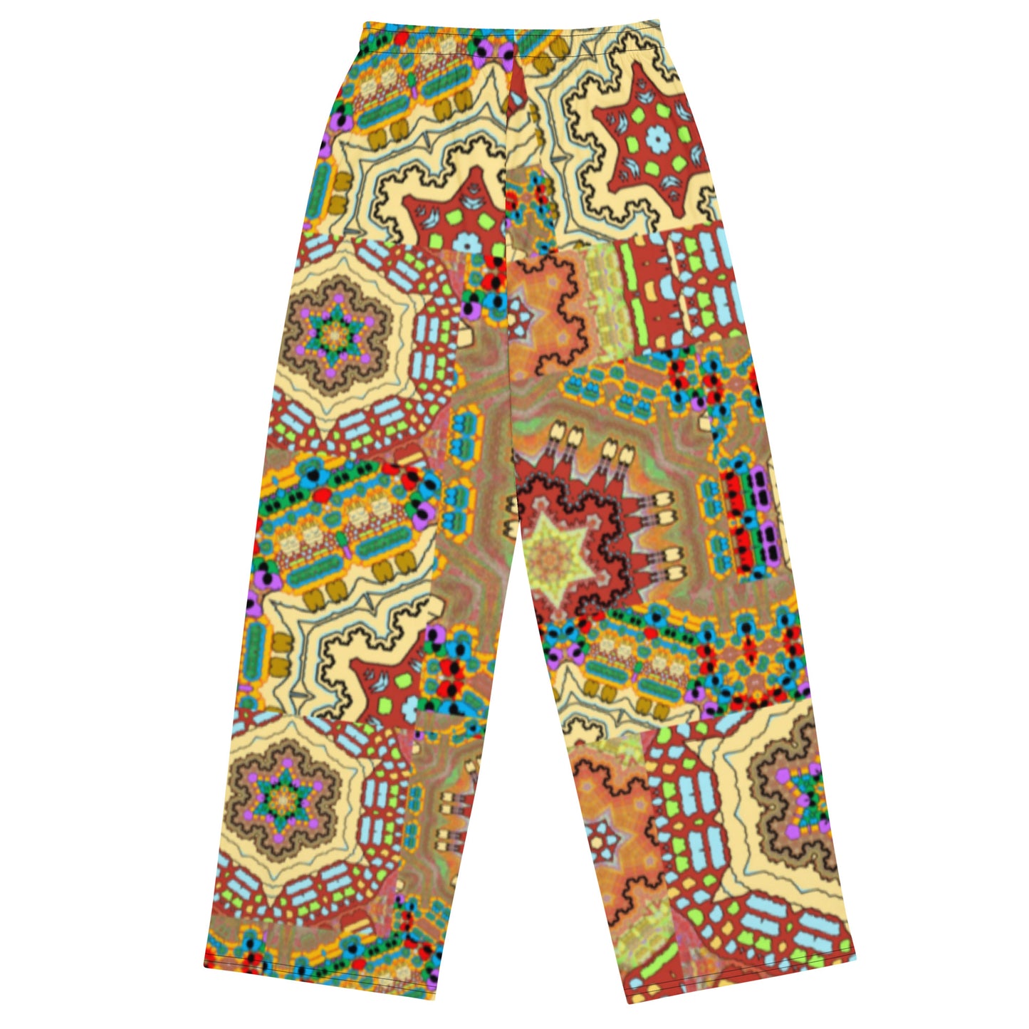 All-over print unisex wide-leg pants