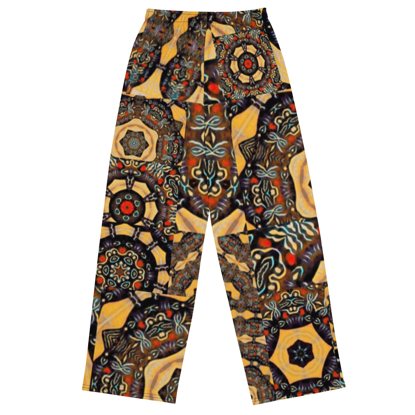 All-over print unisex wide-leg pants