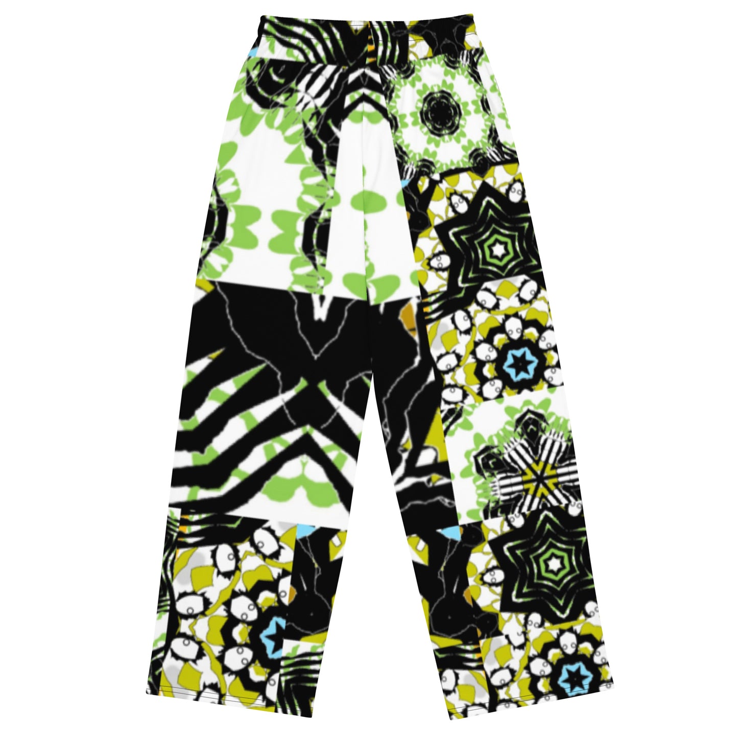 All-over print unisex wide-leg pants