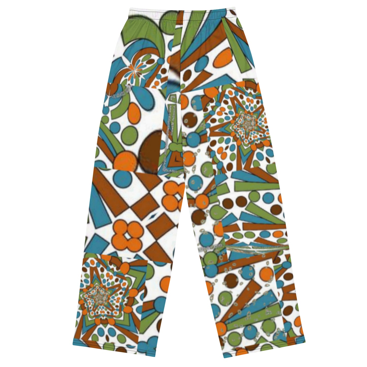 All-over print unisex wide-leg pants