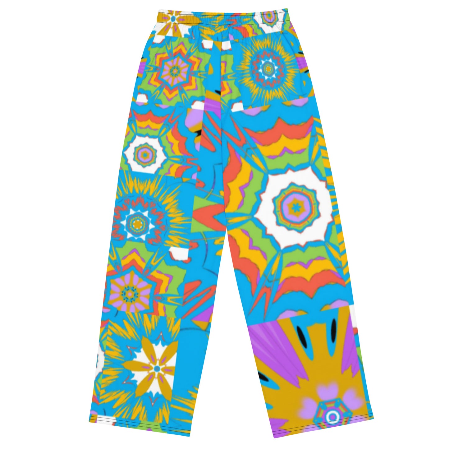 All-over print unisex wide-leg pants