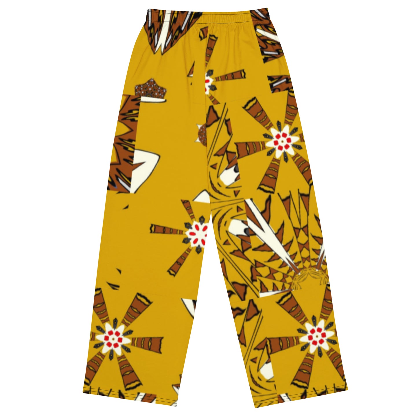 All-over print unisex wide-leg pants