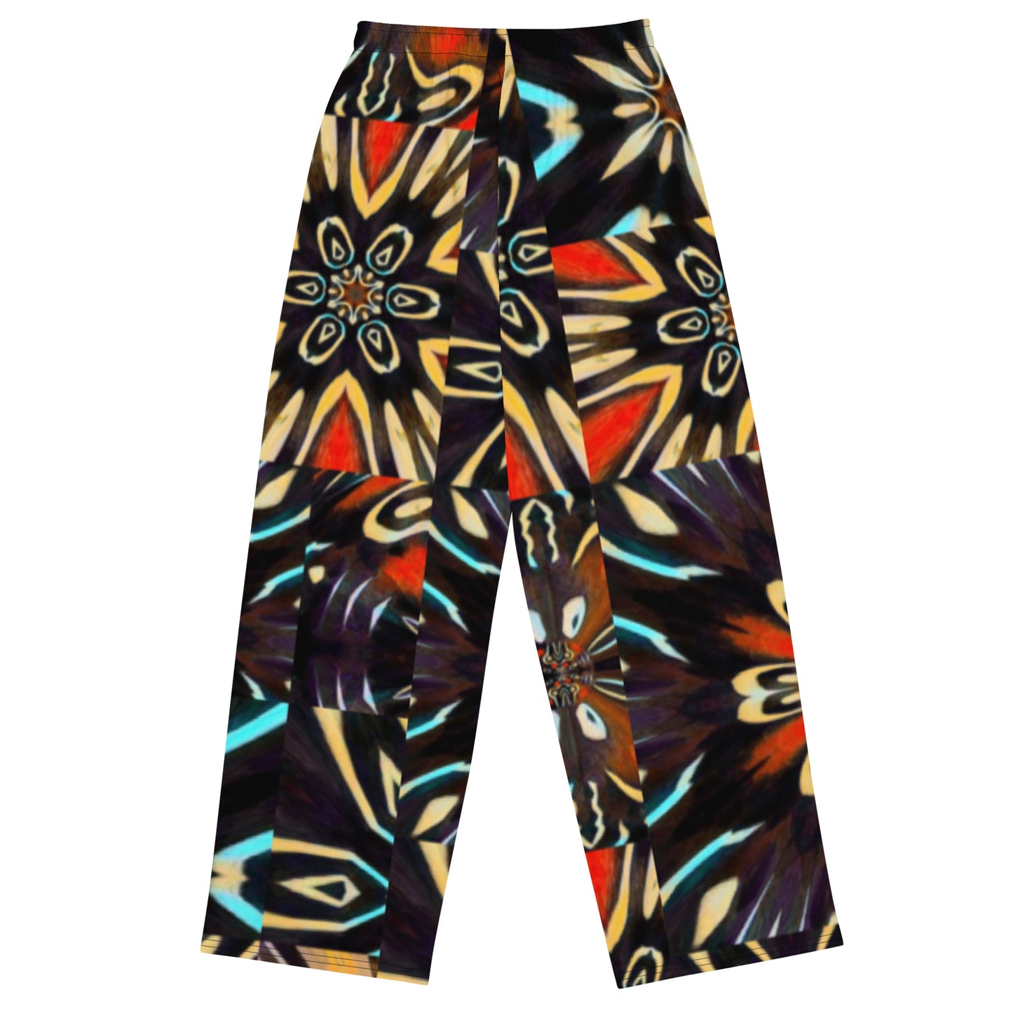 All-over print unisex wide-leg pants