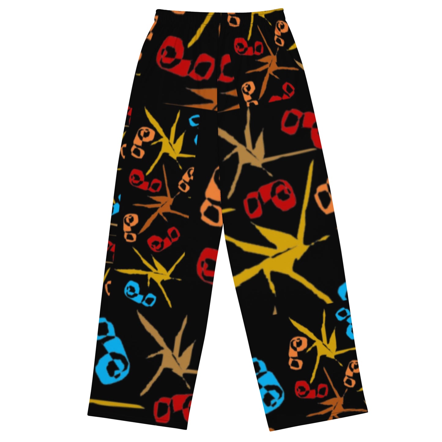 All-over print unisex wide-leg pants