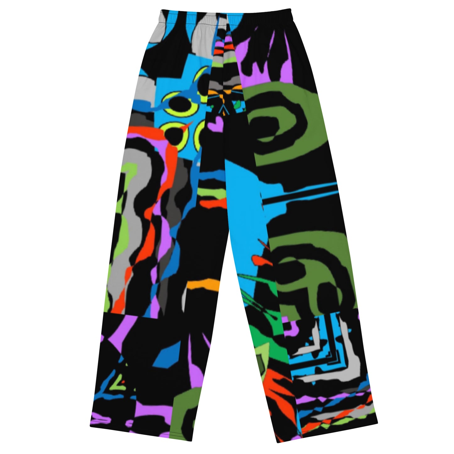 All-over print unisex wide-leg pants