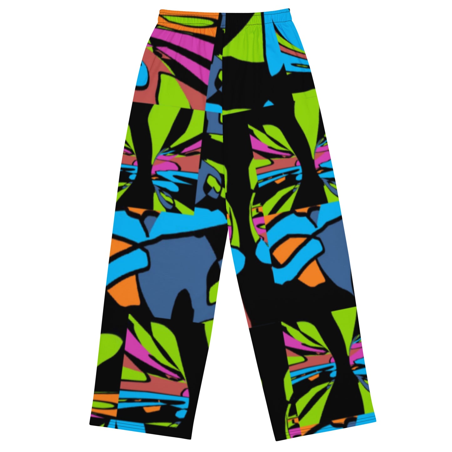 All-over print unisex wide-leg pants