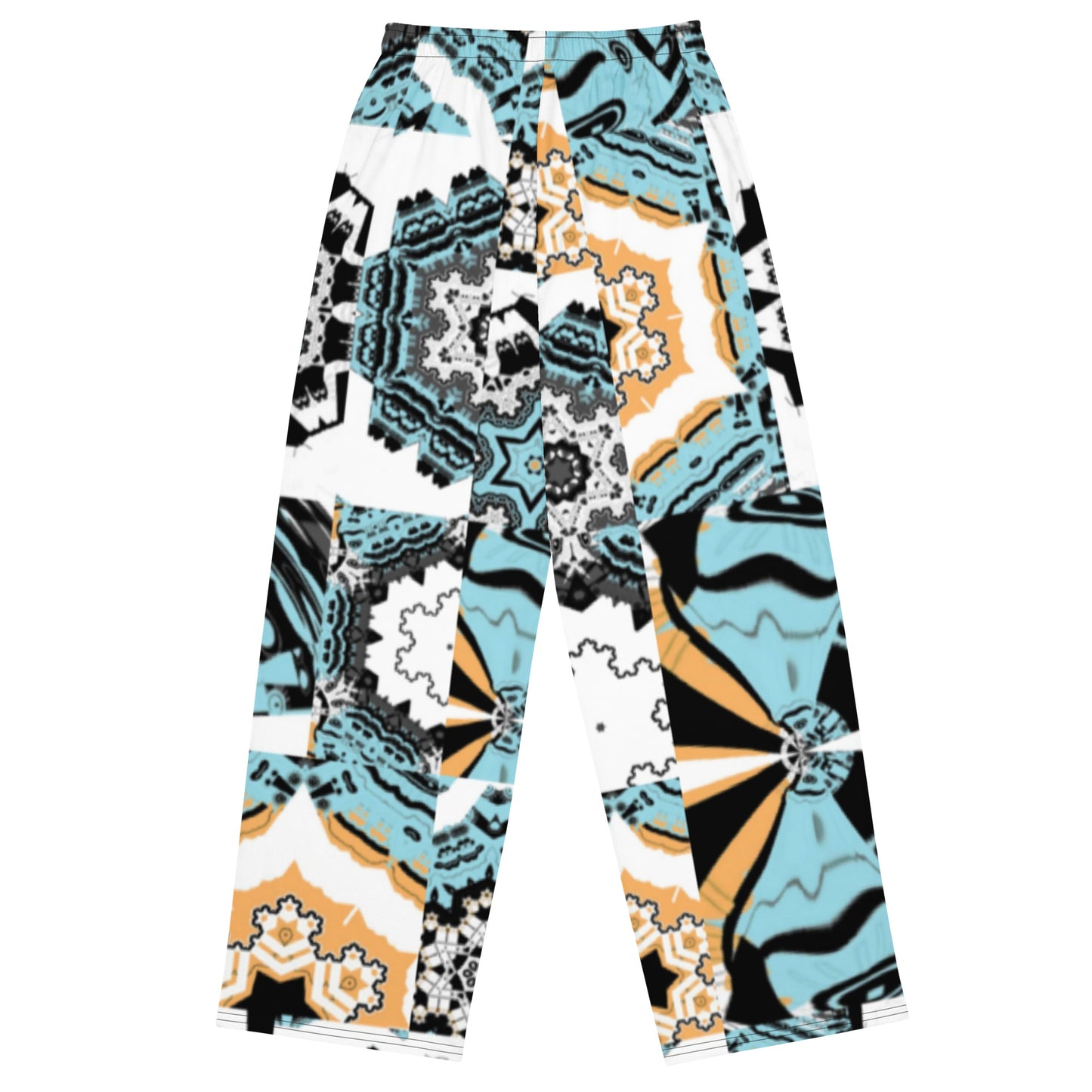 All-over print unisex wide-leg pants