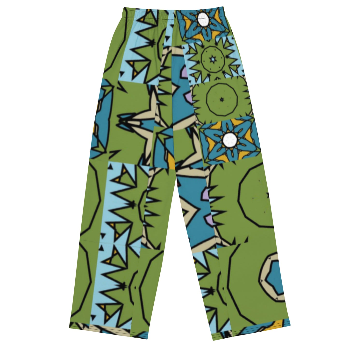 All-over print unisex wide-leg pants