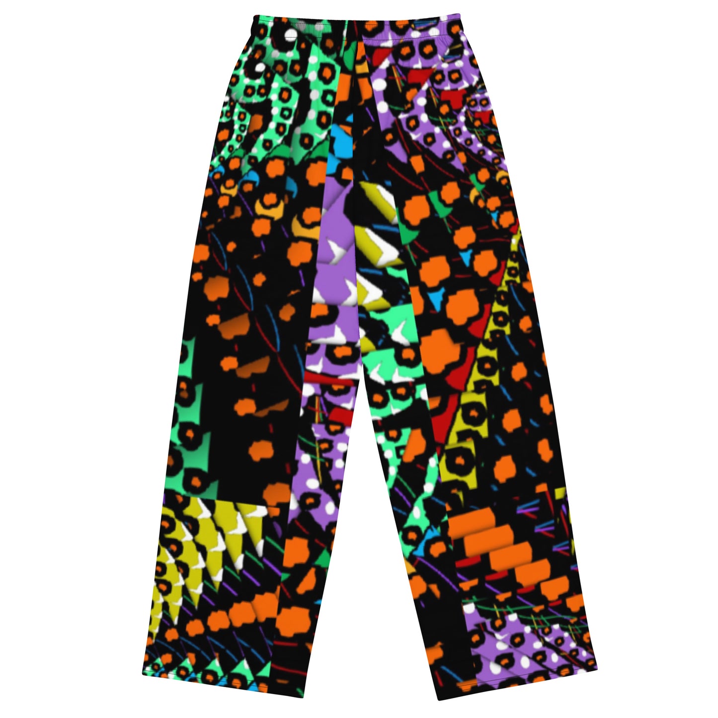 All-over print unisex wide-leg pants