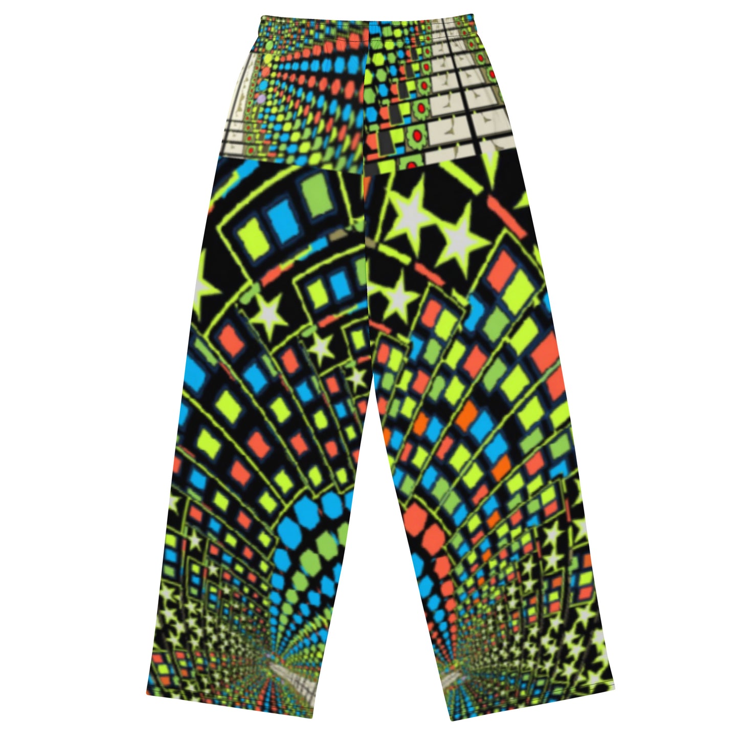 All-over print unisex wide-leg pants