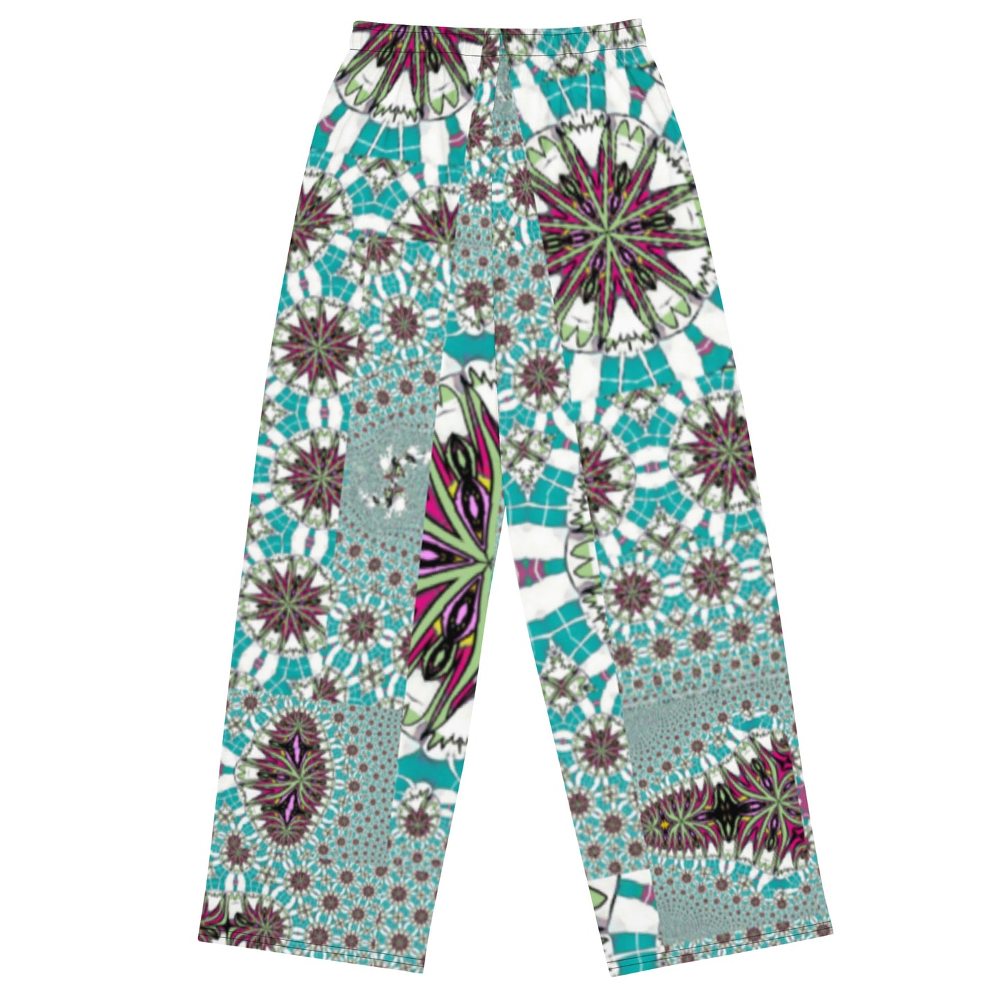 All-over print unisex wide-leg pants