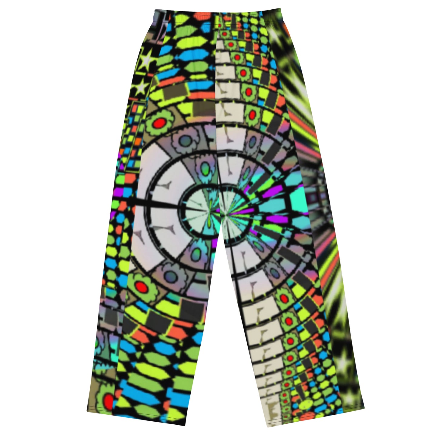 All-over print unisex wide-leg pants