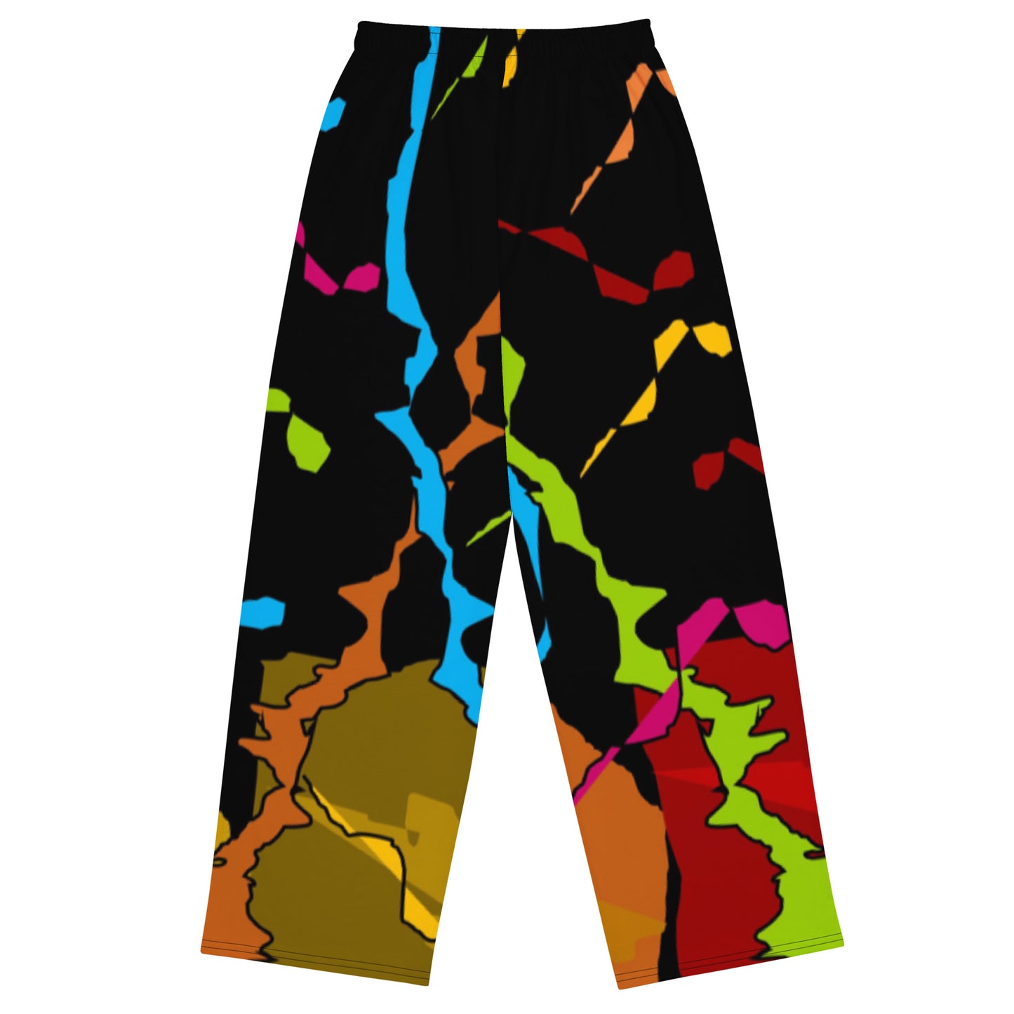 All-over print unisex wide-leg pants