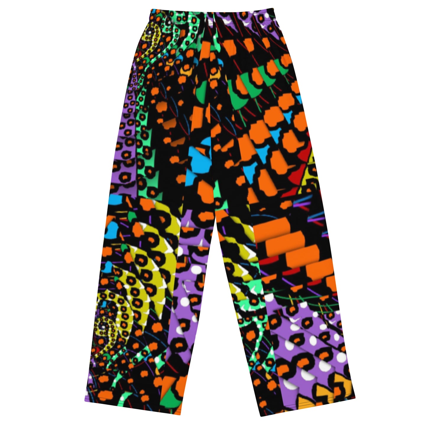 All-over print unisex wide-leg pants