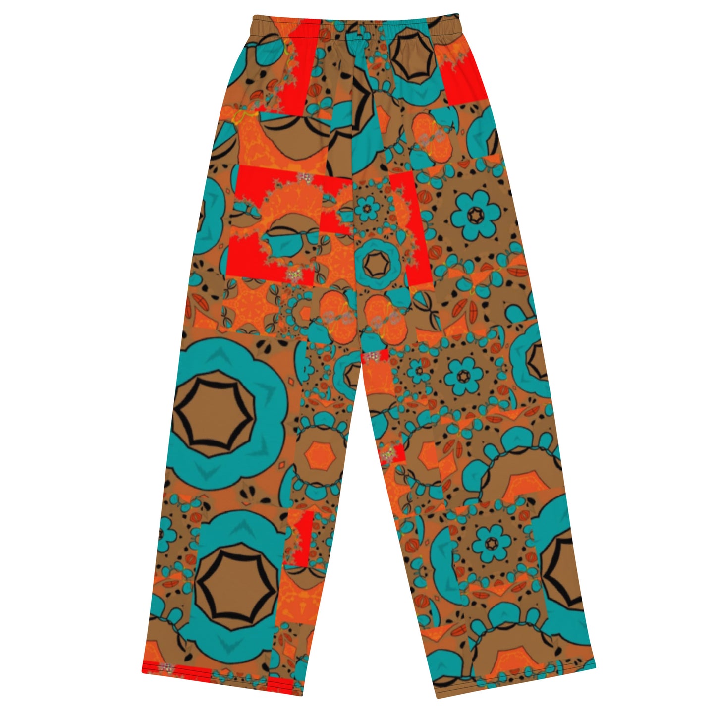 All-over print unisex wide-leg pants