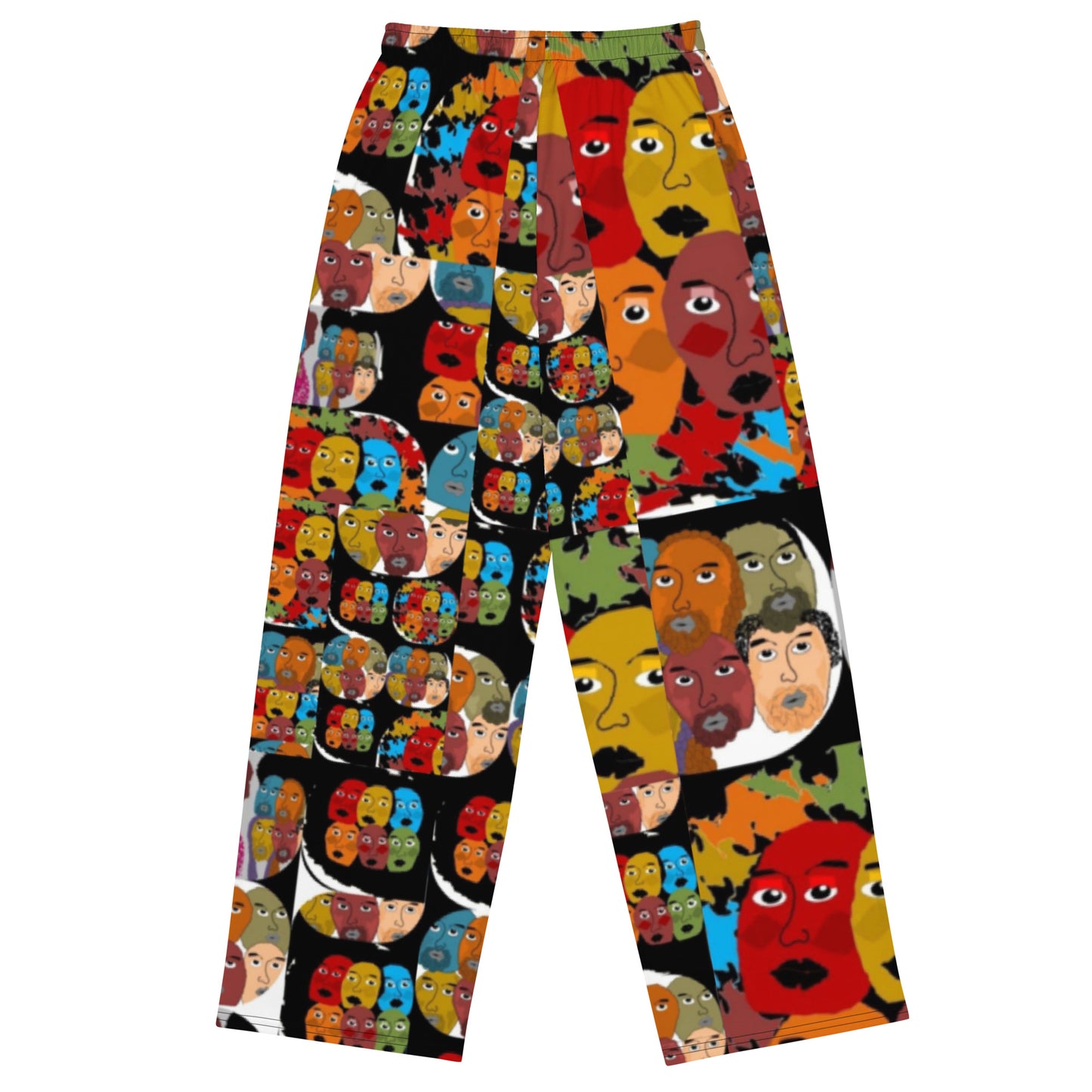 All-over print unisex wide-leg pants