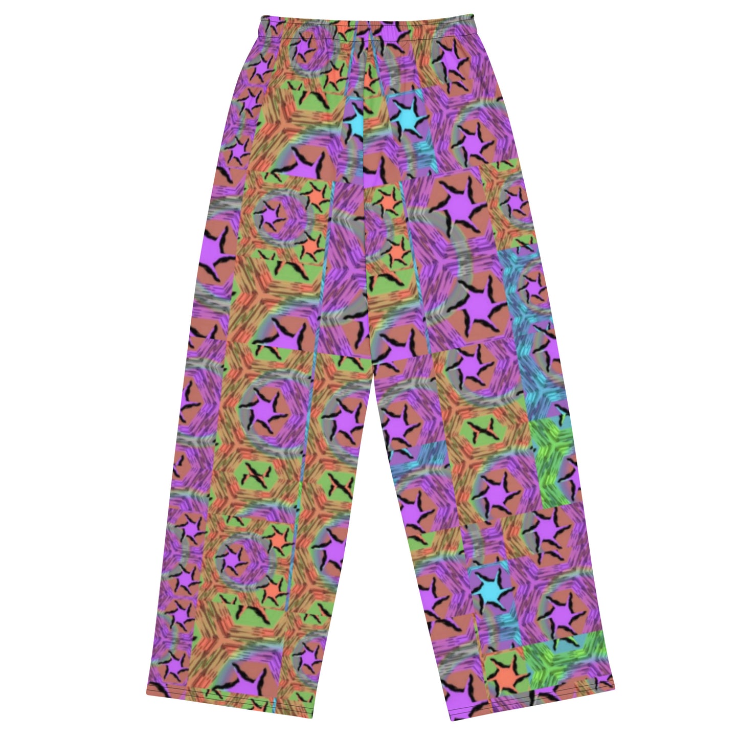 All-over print unisex wide-leg pants