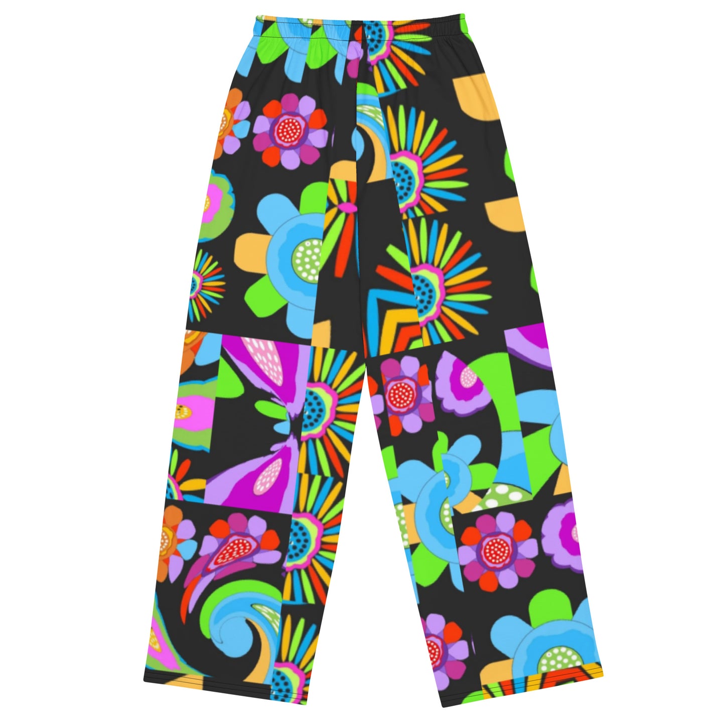 All-over print unisex wide-leg pants