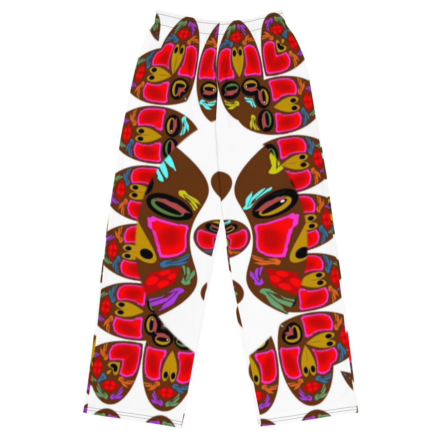 All-over print unisex wide-leg pants