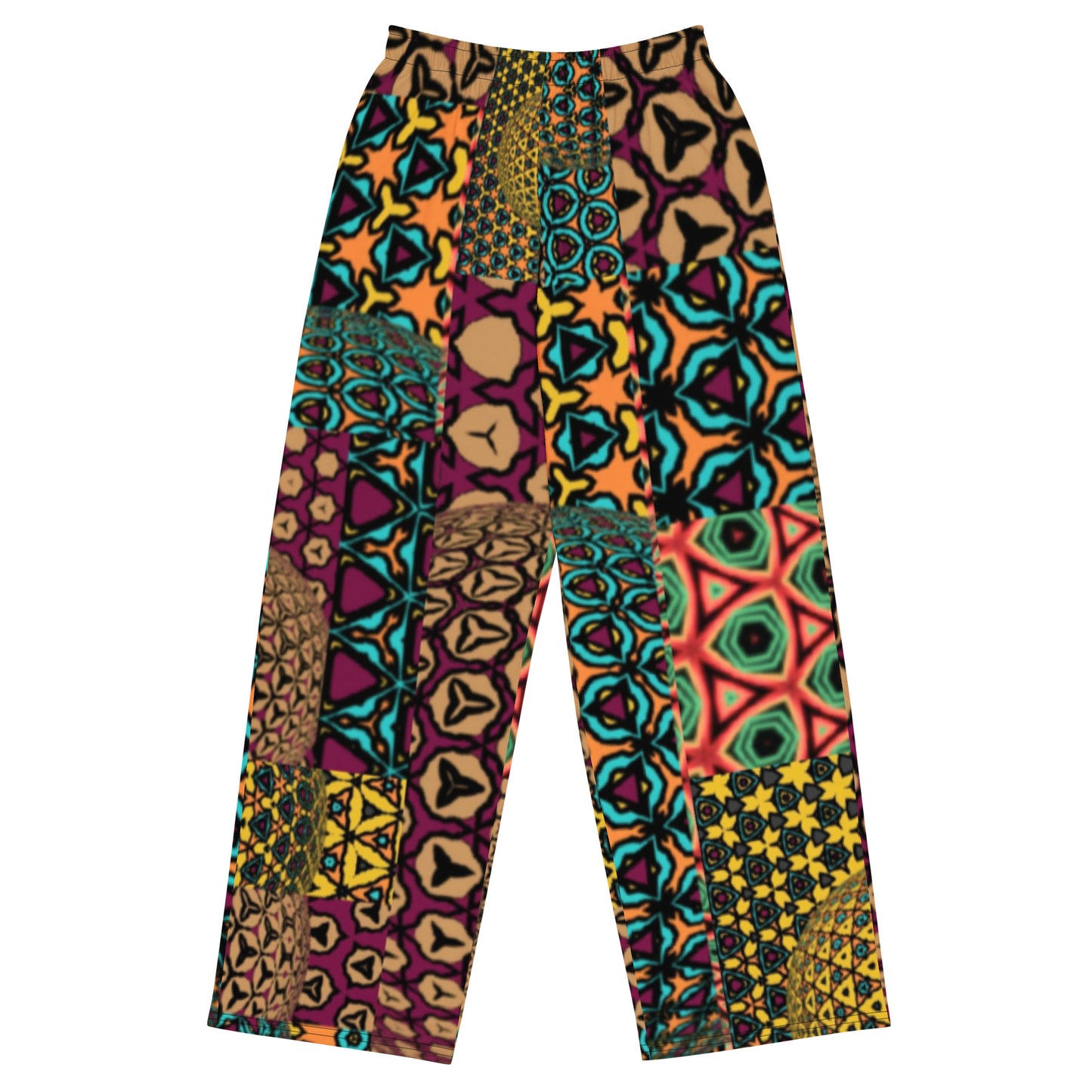 All-over print unisex wide-leg pants