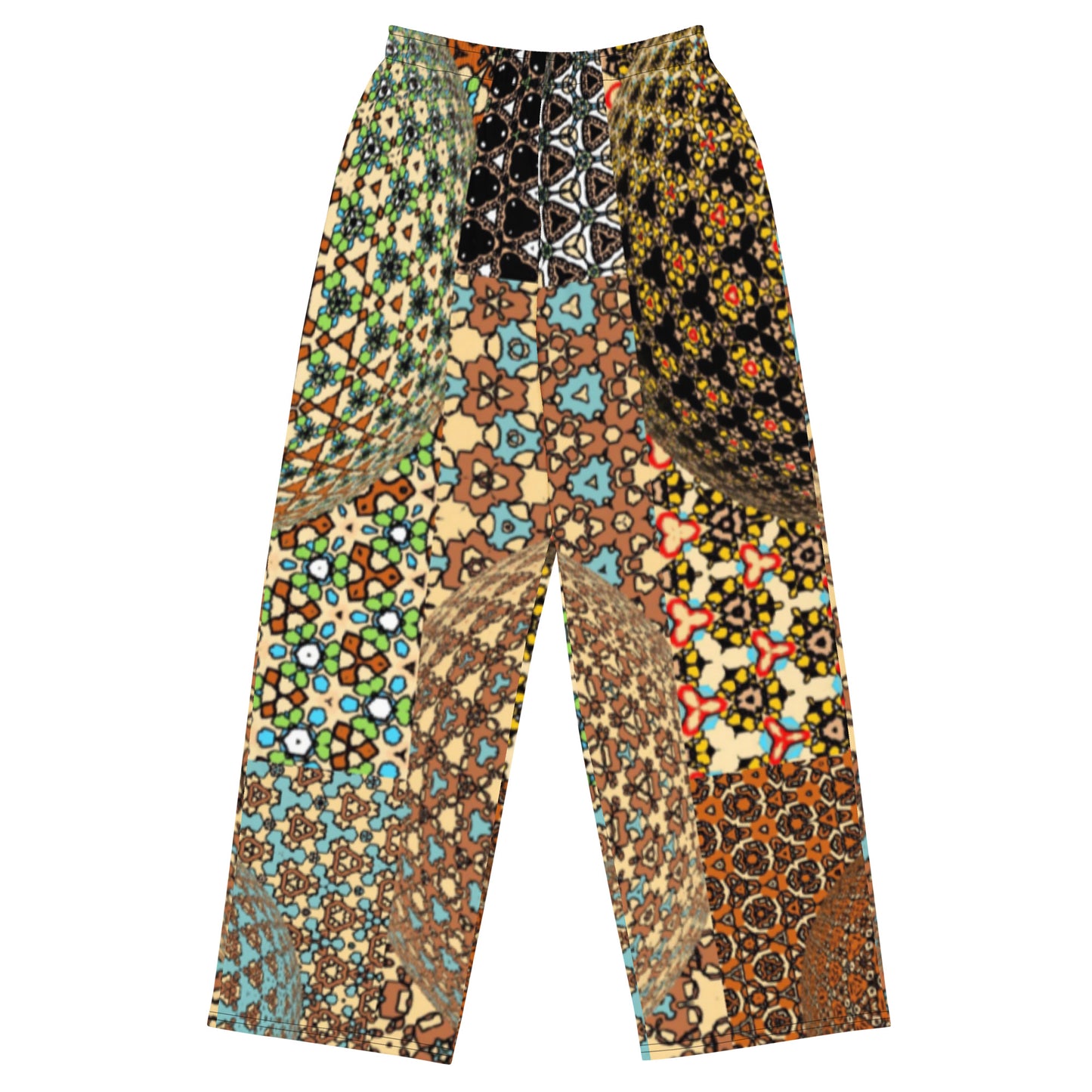 All-over print unisex wide-leg pants