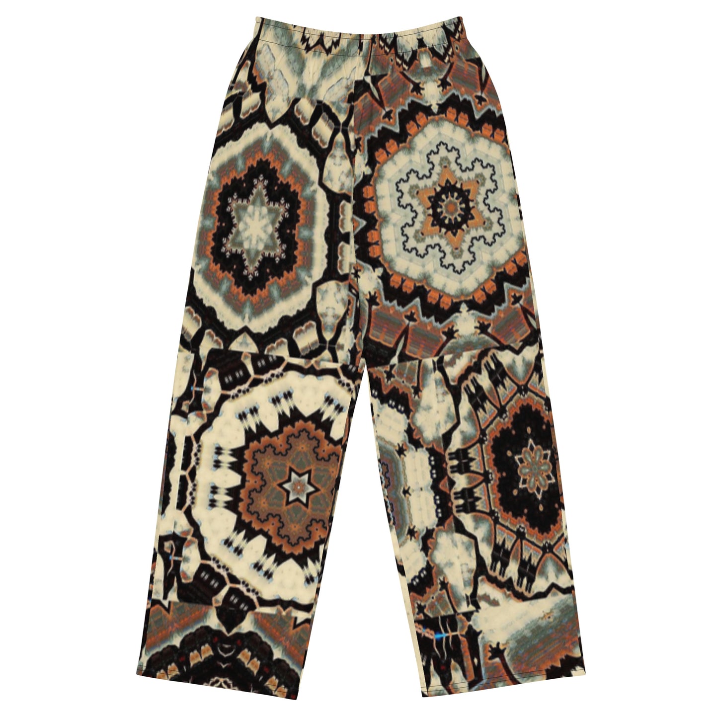 All-over print unisex wide-leg pants