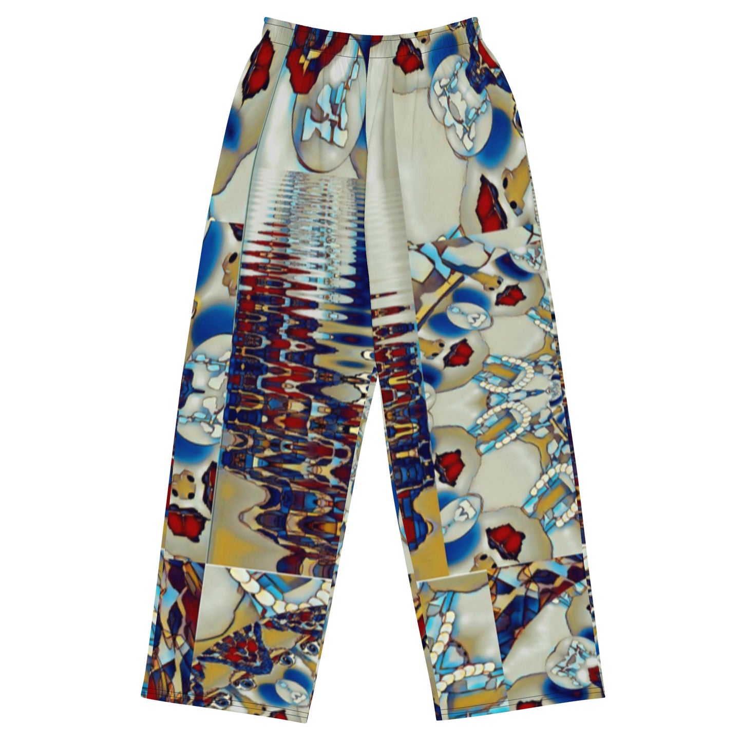 All-over print unisex wide-leg pants