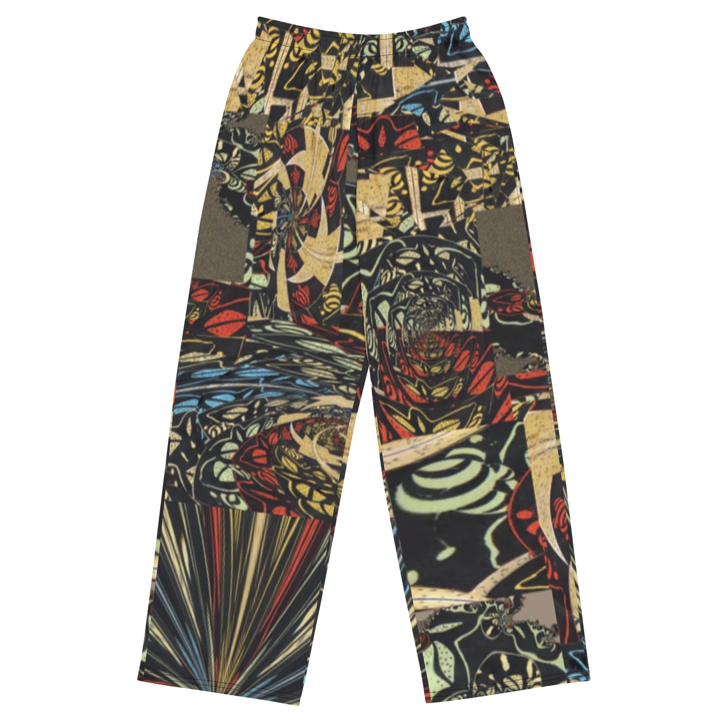 All-over print unisex wide-leg pants