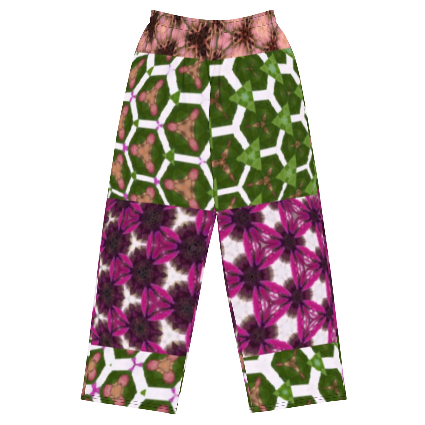 All-over print unisex wide-leg pants