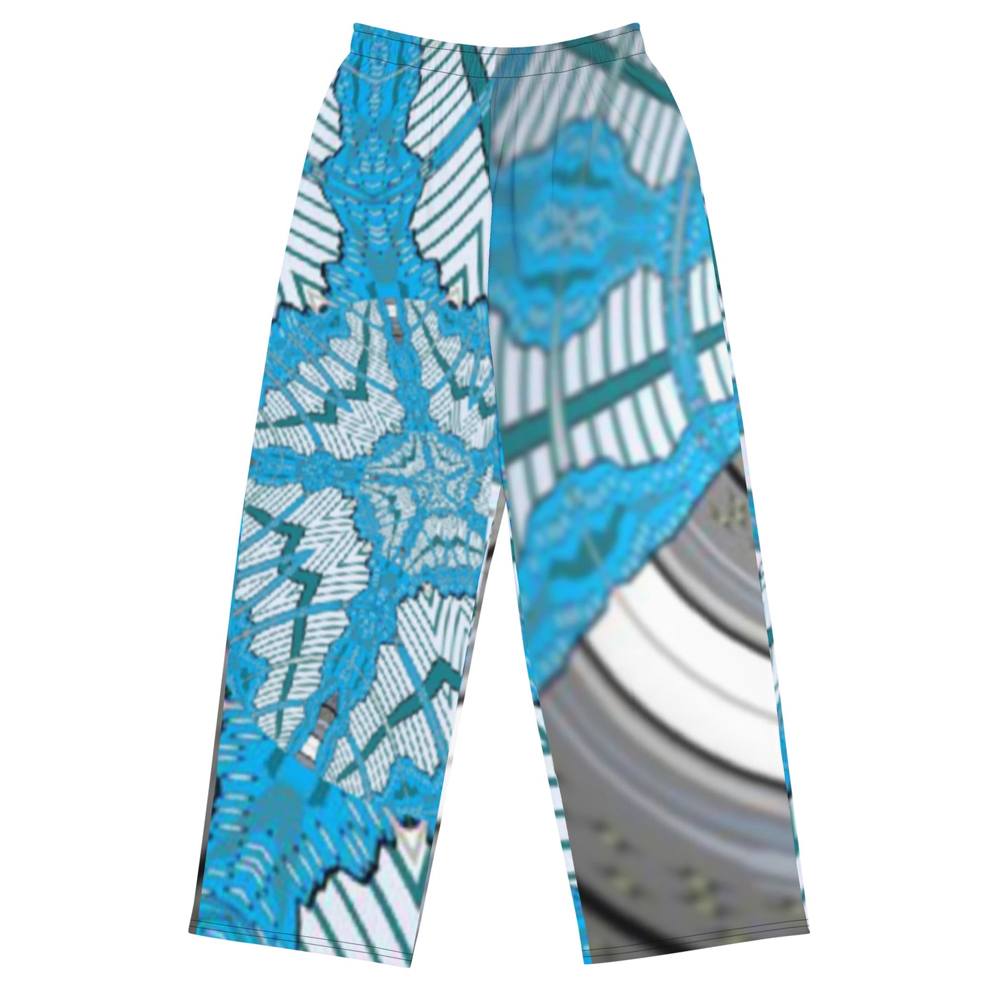 All-over print unisex wide-leg pants