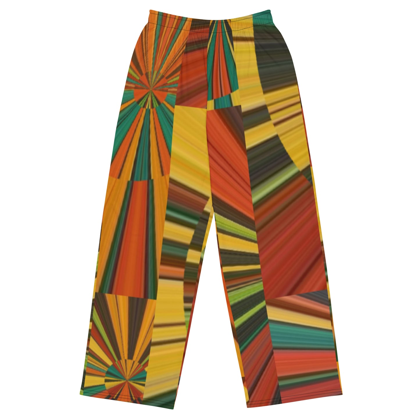 All-over print unisex wide-leg pants