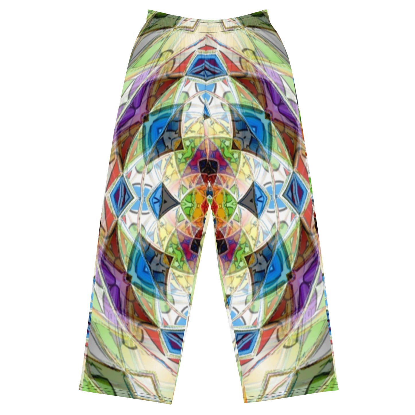 All-over print unisex wide-leg pants