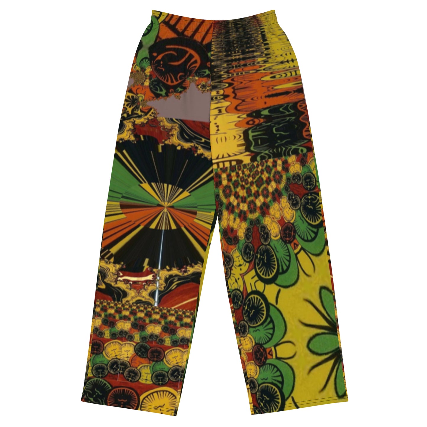 All-over print unisex wide-leg pants