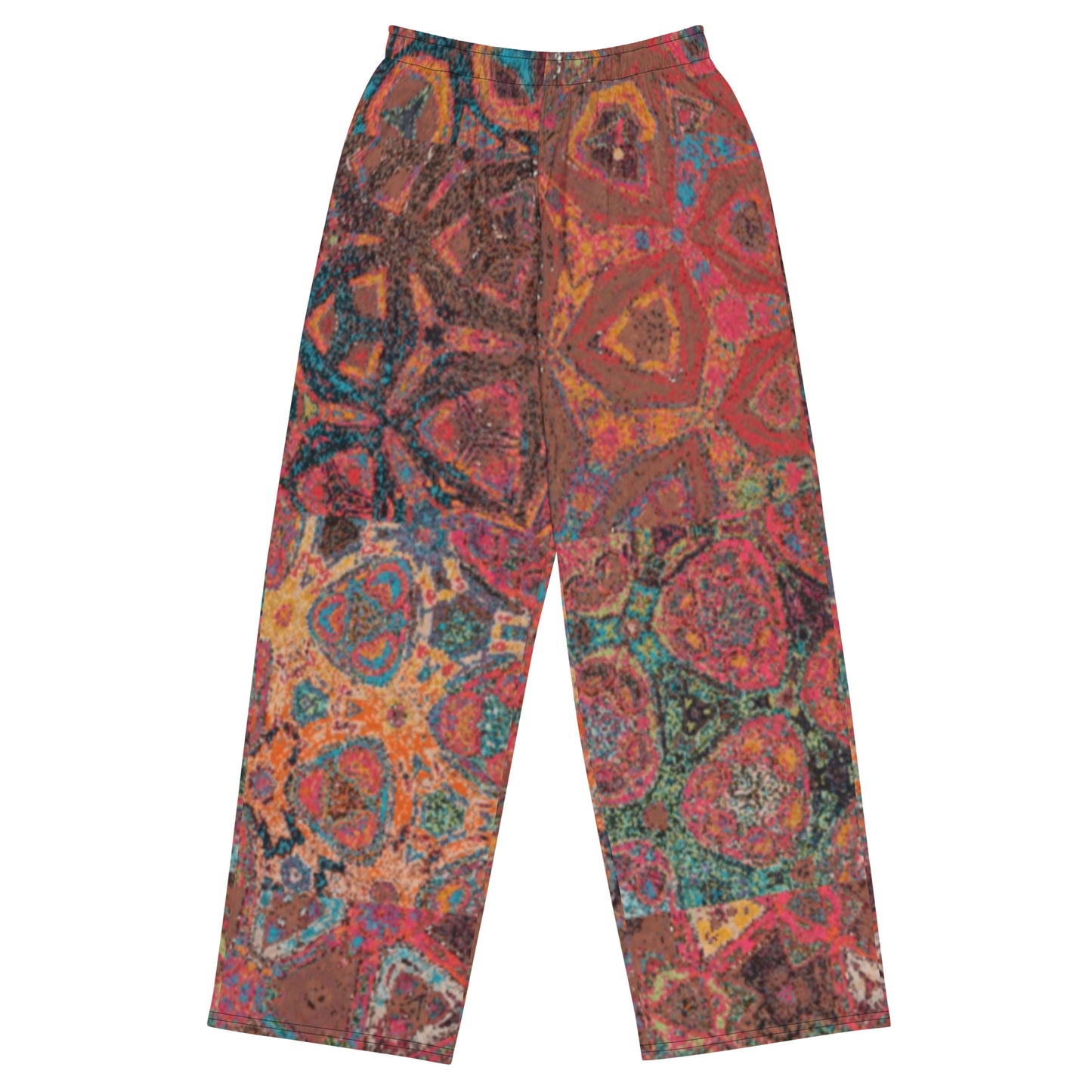 All-over print unisex wide-leg pants