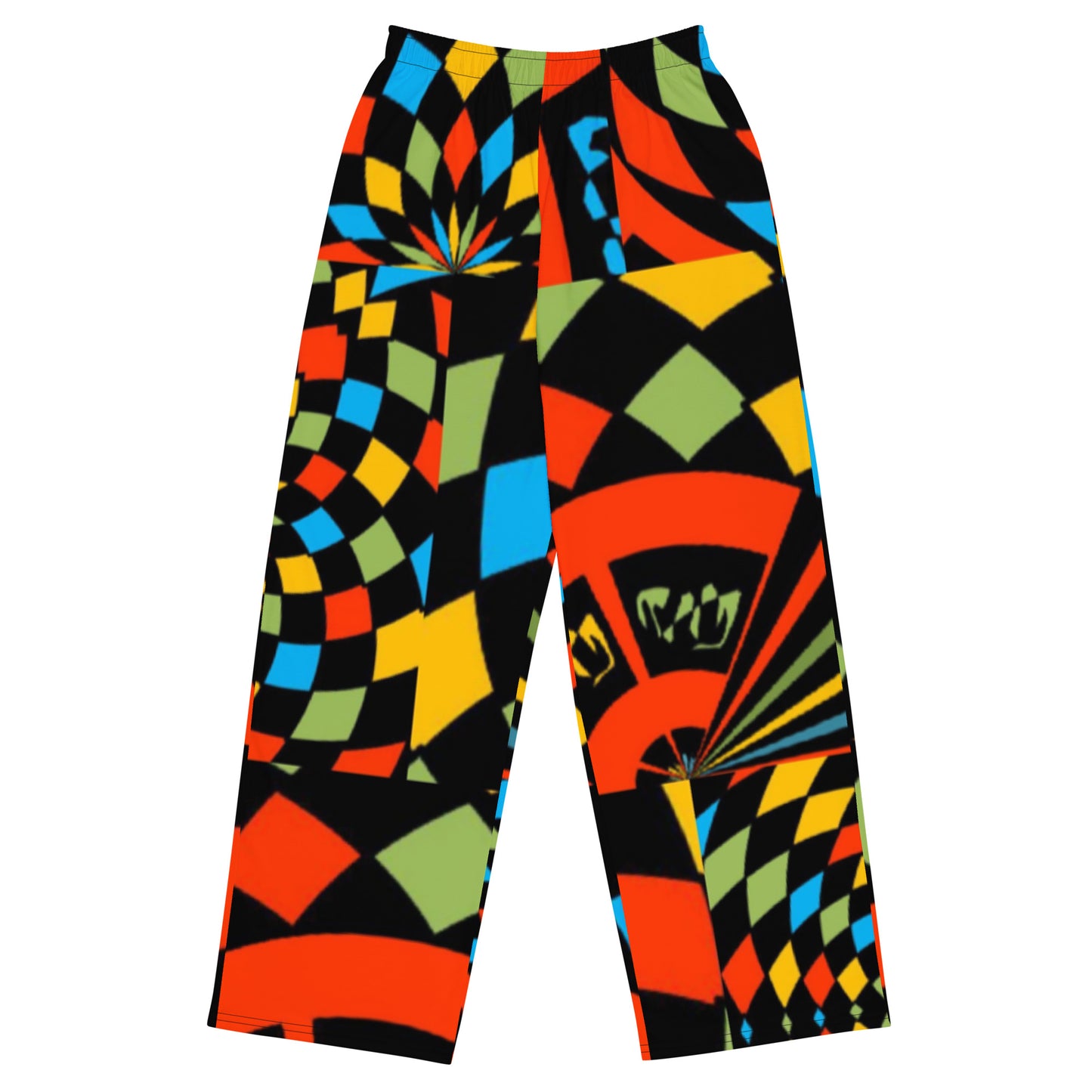 All-over print unisex wide-leg pants