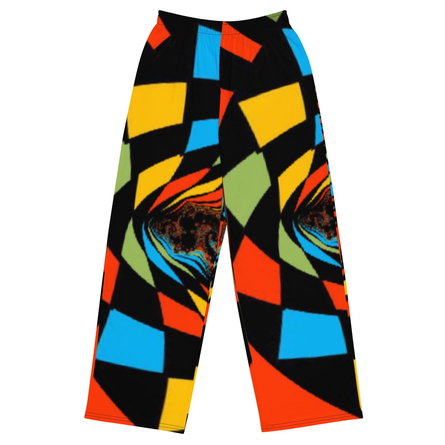 All-over print unisex wide-leg pants