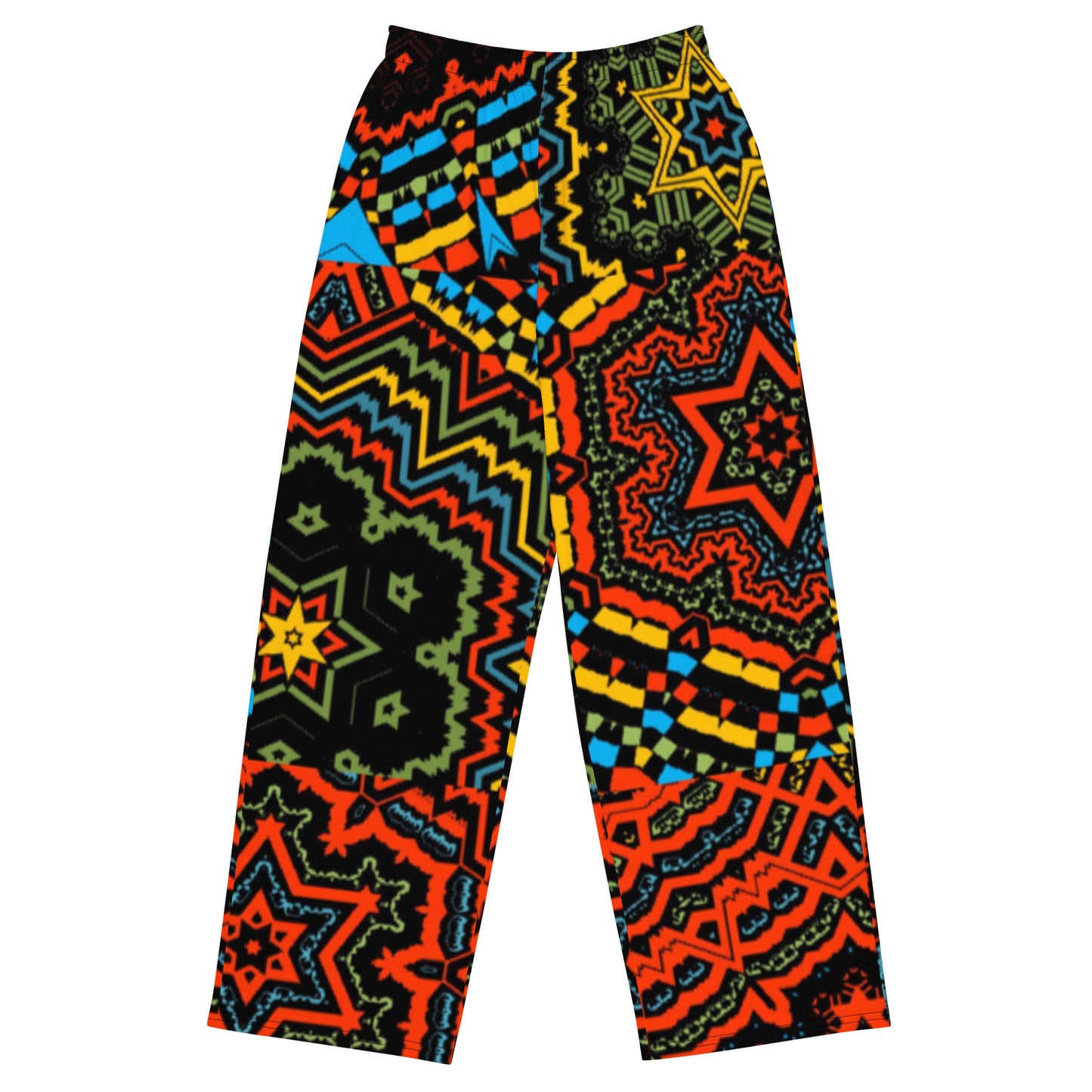 All-over print unisex wide-leg pants