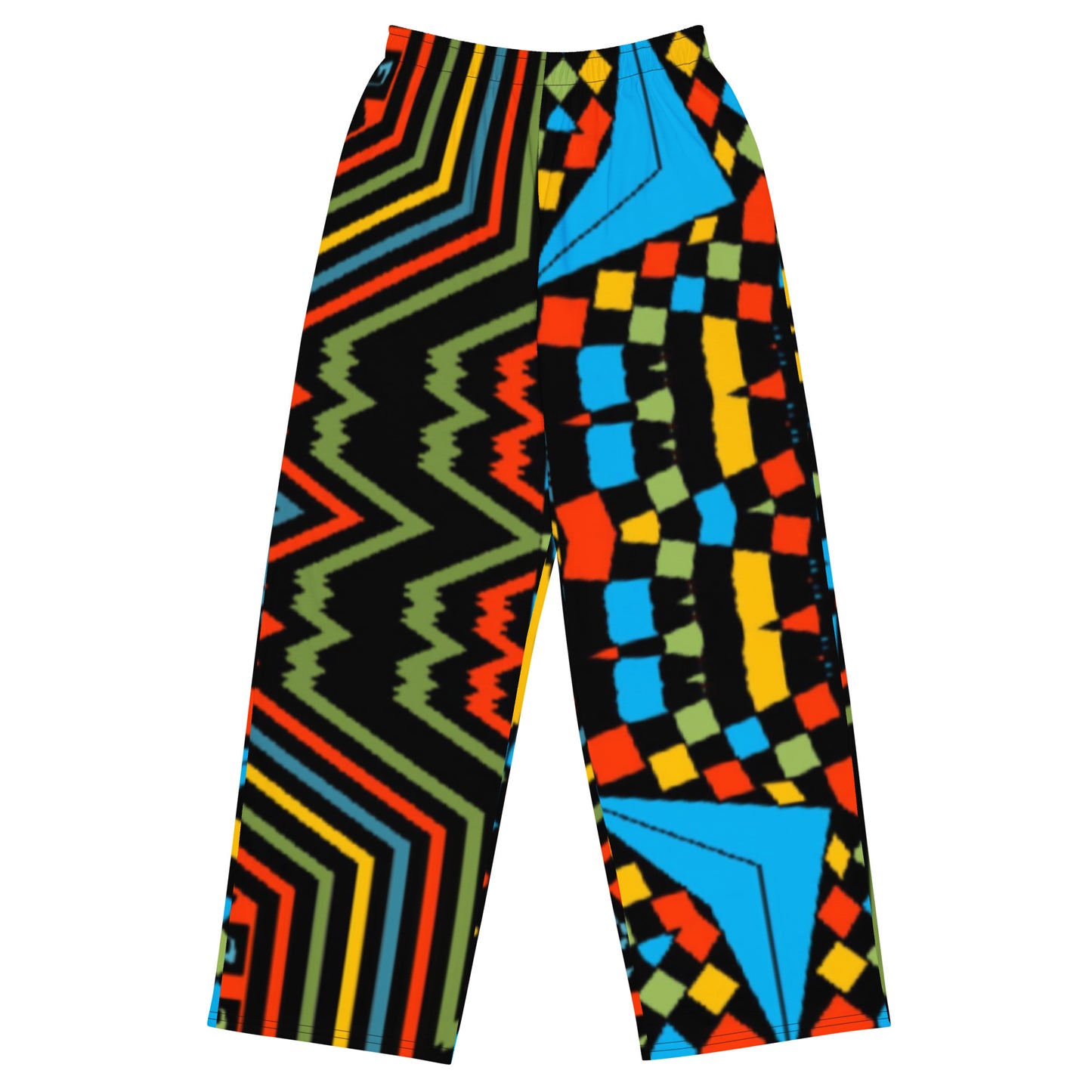 All-over print unisex wide-leg pants