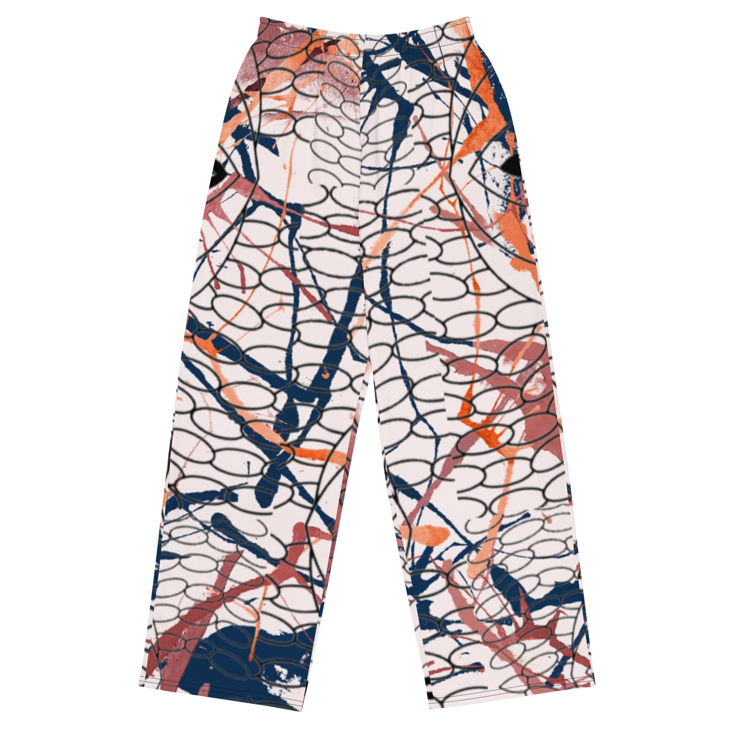 All-over print unisex wide-leg pants