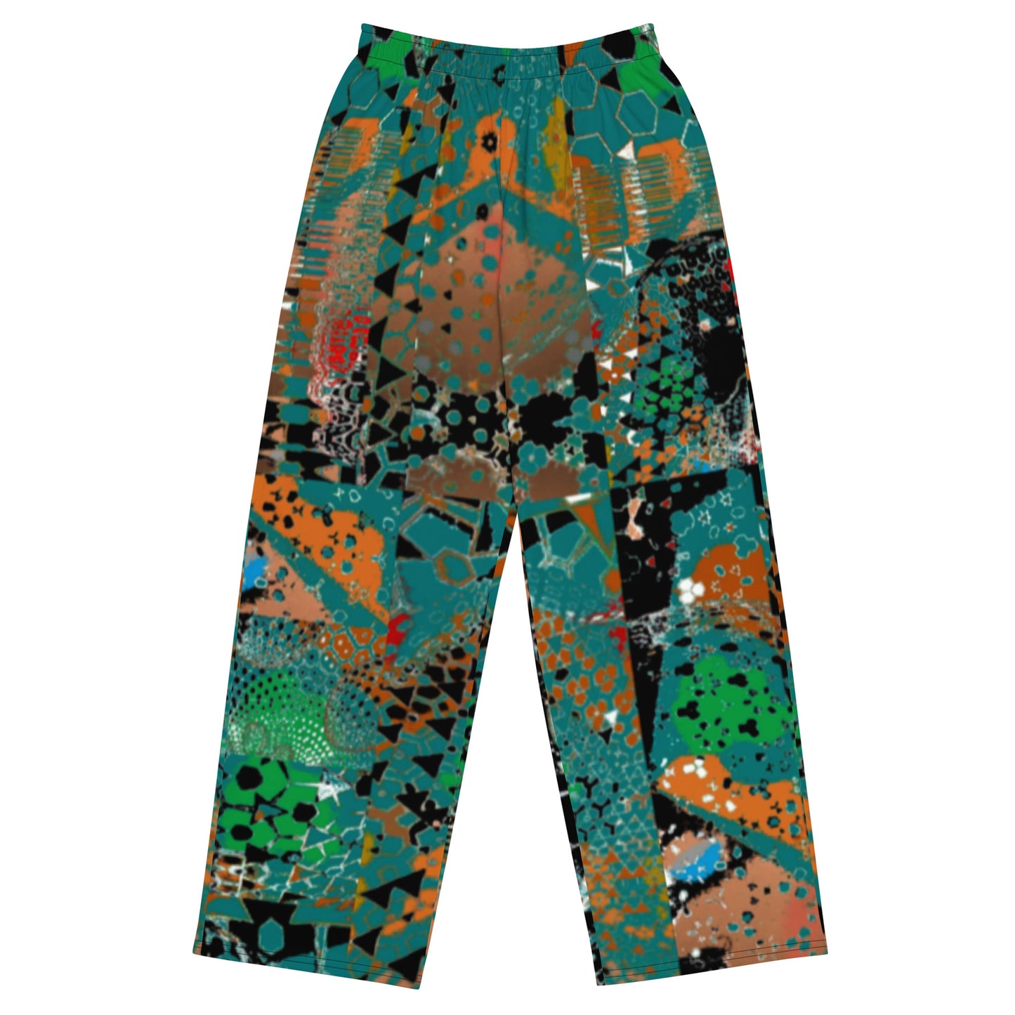 All-over print unisex wide-leg pants