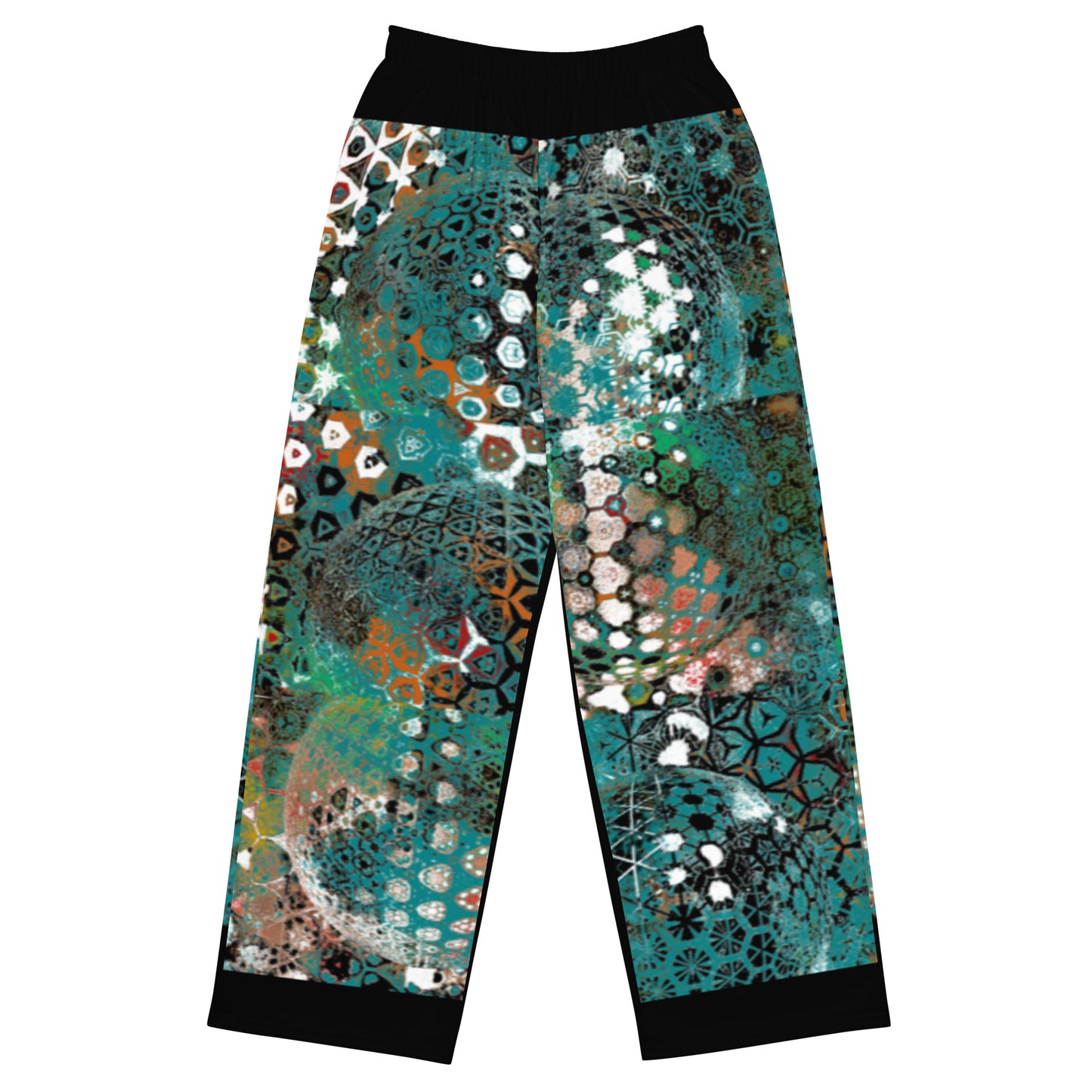 All-over print unisex wide-leg pants