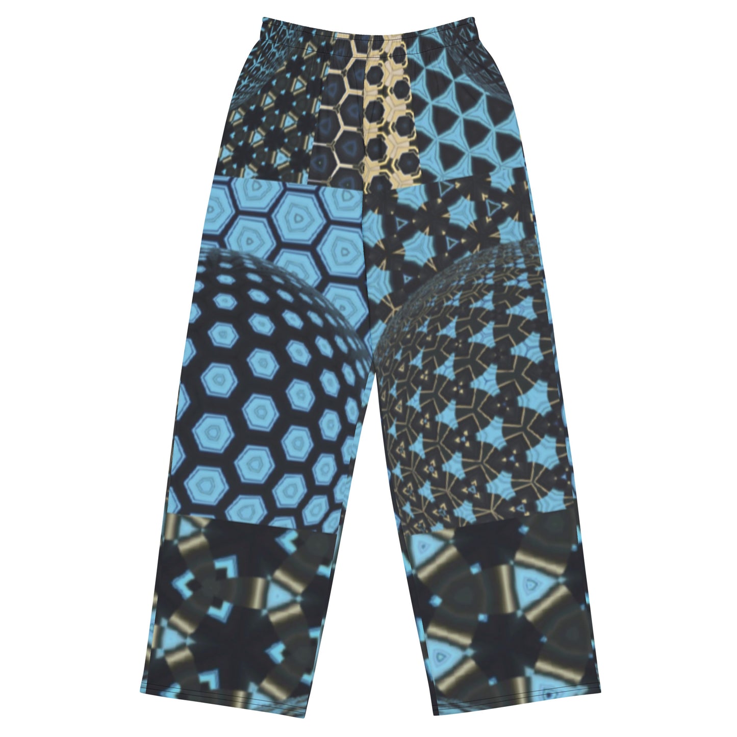 All-over print unisex wide-leg pants