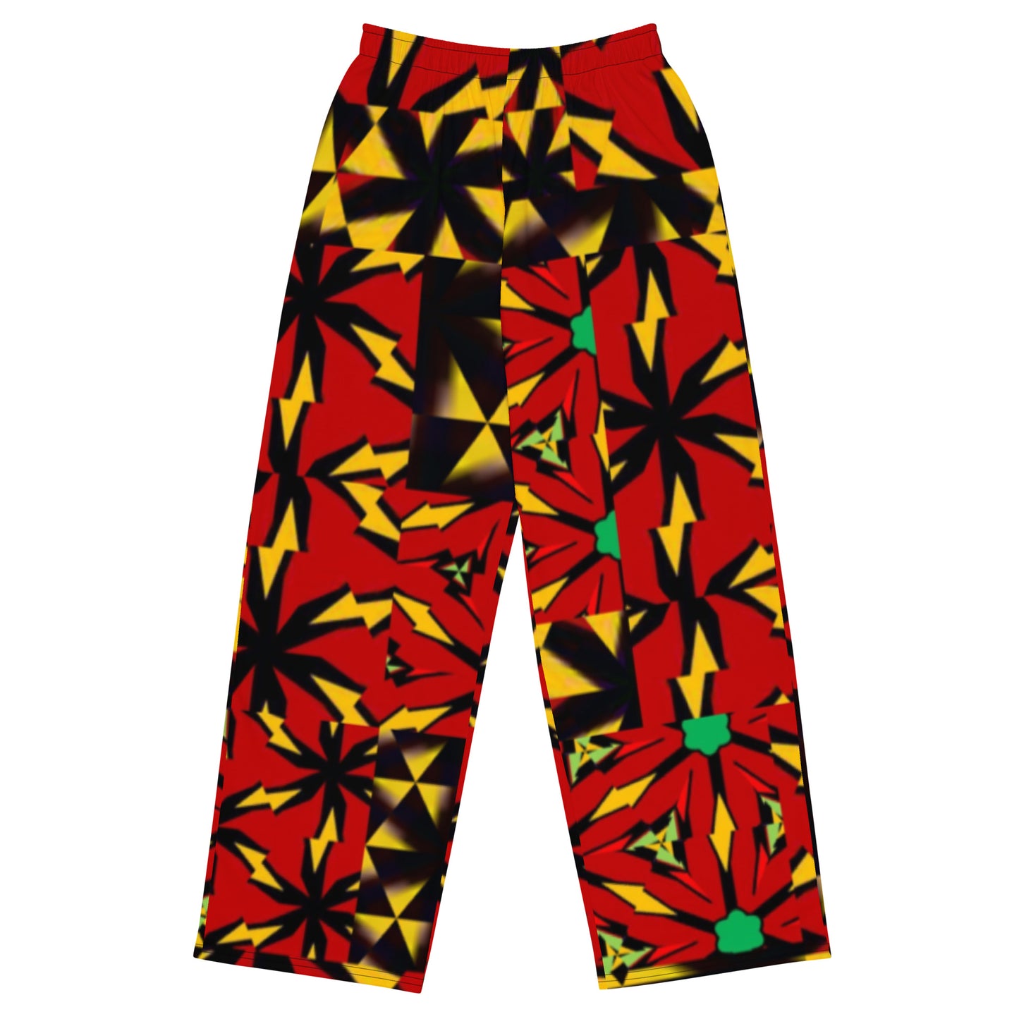 All-over print unisex wide-leg pants