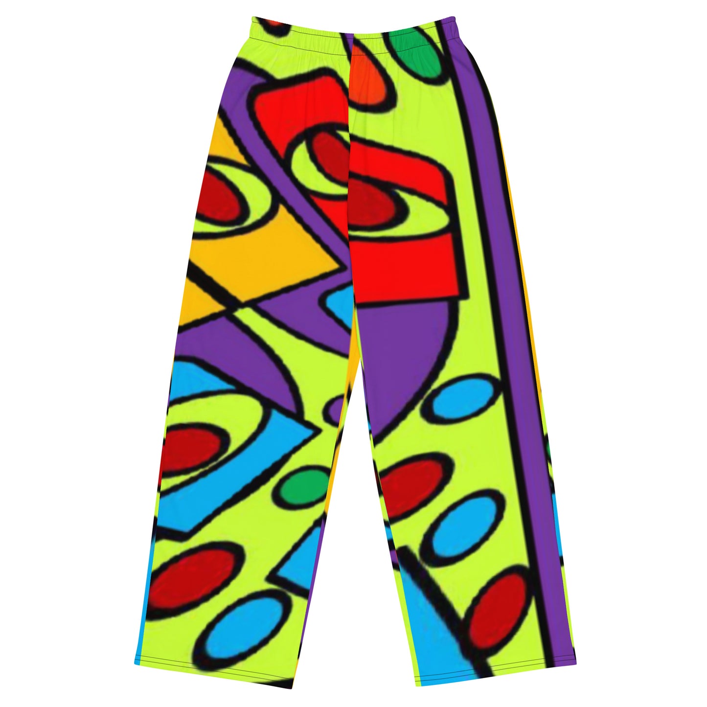 All-over print unisex wide-leg pants